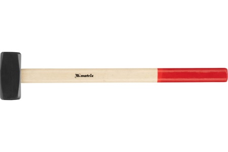 Кувалда MATRIX 5000 г, кованая головка, деревянная рукоятка, 700 мм 11032