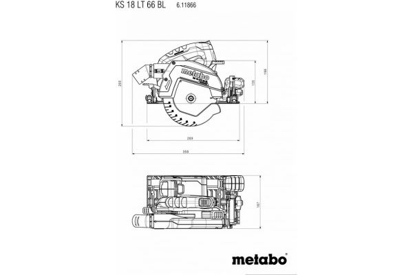 Дисковая пила Makita LXT DHS660Z