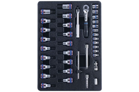 Набор инструментов в красной тележке, 95 предметов KING TONY 931A-010MR-MA