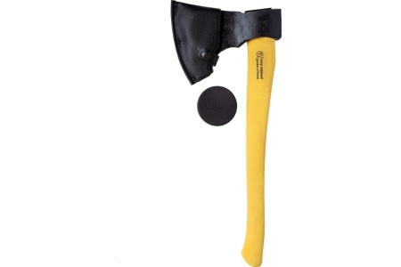 Таежный топор Труд-Вача Тигр в чехле из кожзаменителя, с бруском для правки топора С371чзб