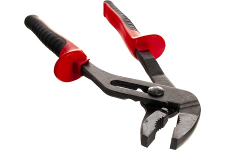 Переставные клещи КУРС А2, серия Оптима, красно-черная ручка, 250 мм 70614