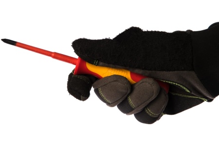 Диэлектрическая отвертка PH1х80мм, CrMo, до 1000В GROSS 12947