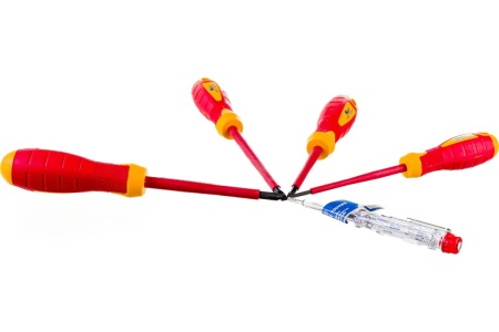 Набор отверток для электрика KRAFT 5 в 1 KT 700495