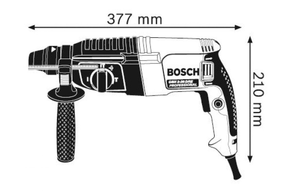 Перфоратор Bosch GBH 2-26 DRE + отвертка Wiha 0.615.990.K00