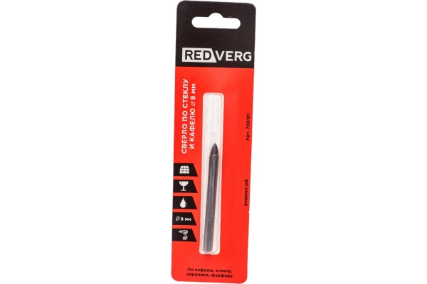 Сверло по стеклу и керамике 8 мм REDVERG 6621202