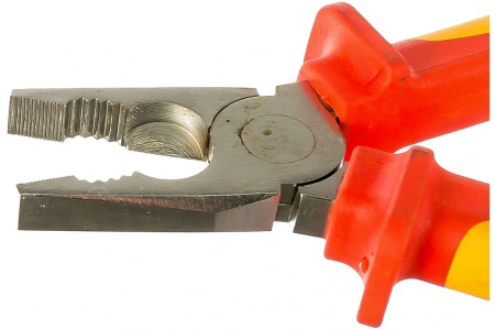 Диэлектрические комбинированные плоскогубцы до1000В, 200мм Зубр ЭКСПЕРТ ЭЛЕКТРОМОНТАЖНИК 22145-1-20