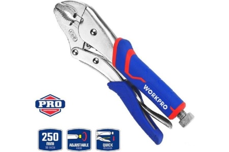Фиксирующие клещи WORKPRO PRO 130 мм WP231072