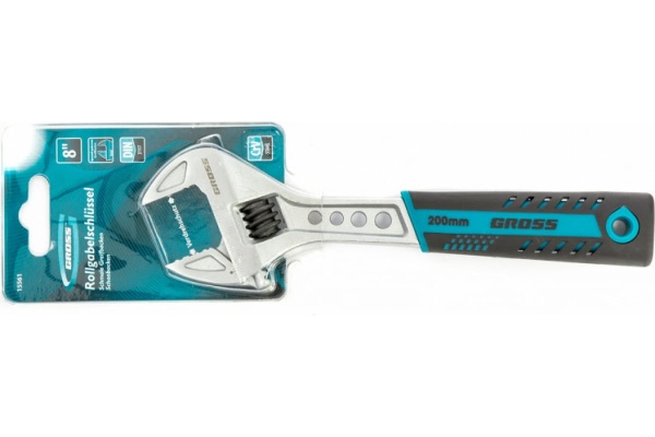 Разводной ключ GROSS 200 мм 15561