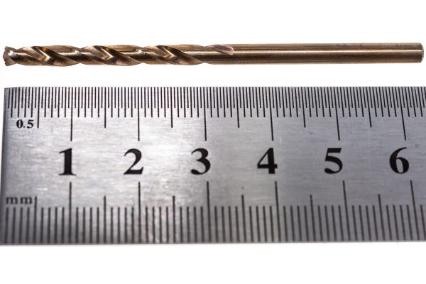 Сверло по металлу кобальтовое (3.3х65 мм) ПРАКТИКА 033-437