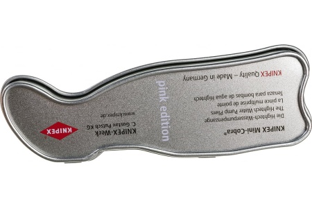 Переставные клещи KNIPEX COBRA с фиксатором, хром KN-8703125PEBK
