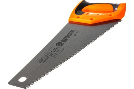 Ножовка по дереву ЕРМАК 350мм, зуб 5мм. 663-767