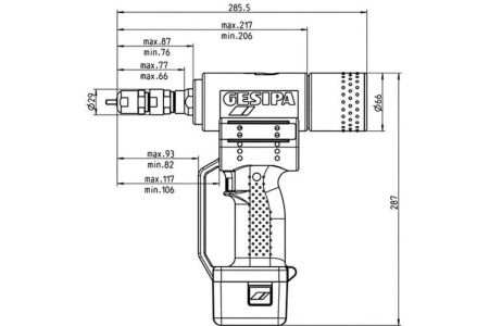 Аккумуляторный заклепочник GESIPA FireBird 7260032 / 1457414