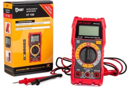 Цифровой мультиметр КВТ KT 108 PROLINE 86324