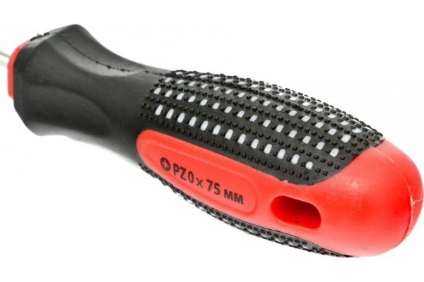 Отвертка MATRIX Fusion PZ0x75 мм, CrV, 3-х компонентная рукоятка anti slip 11400