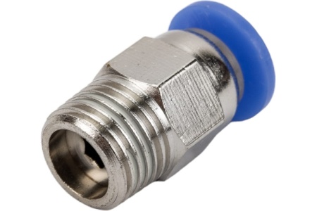 Фитинг для пластиковых трубок (4 мм; 1/8М) ROCKFORCE RF-SPC04-01