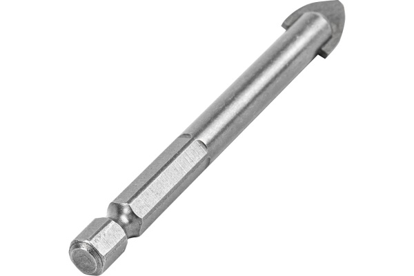 Сверло по керамической плитке и стеклу 10 мм, 6-гранный хвостовик MATRIX 72838 Сверло по керамической плитке и стеклу 10 мм, 6-гранный хвостовик MATRIX 72838