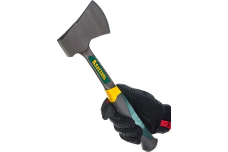 Туристический цельнокованый топорик KRAFTOOL в чехле 20645-06