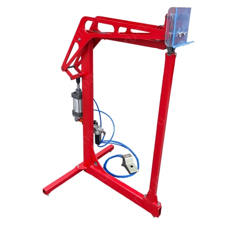 SD550P Стационарный пневматический скобосшиватель дна гофротары, плечо 550 мм, высота 840 мм