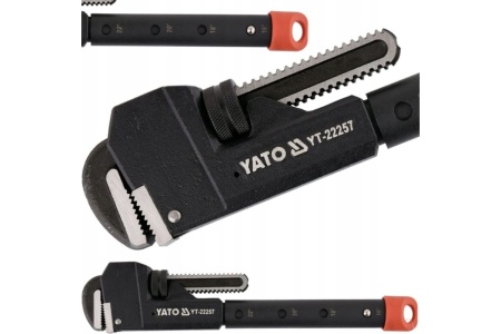 Трубный ключ YATO с телескопической ручкой, 400-550 мм YT-22257