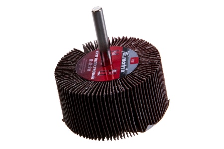 Круг лепестковый (60x30x6 мм; Р 150) для дрели MATRIX 74127