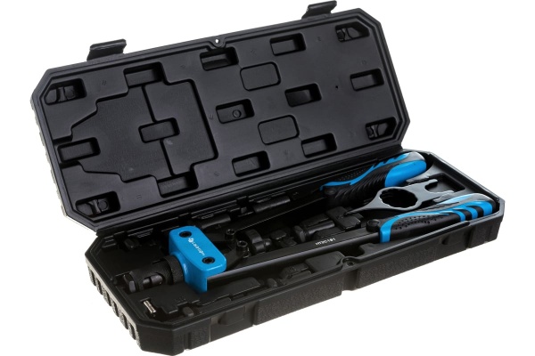 Двуручный заклепочник HOEGERT TECHNIK для резьбовых заклепок, M3-M6, M8, M10 HT2C181