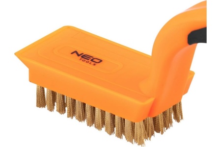 Проволочная щетка NEO Tools латунная проволока, 5х11 рядов 39-031