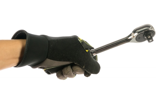 Трещотка с прямой резиновой ручкой ЭВРИКА 1/2 45-зубцовая ER-21245