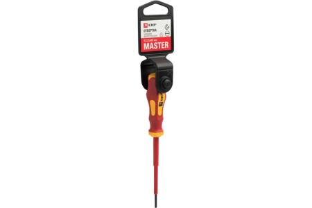 Отвертка EKF Master SL2.5x80 мм 1000В sl-2.5-80-mas-in