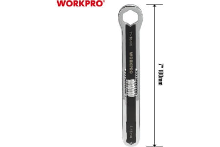Универсальный разводной ключ WORKPRO 5-16 мм WP272017