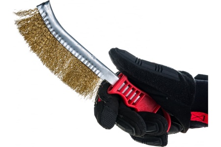 Металлическая ручная щетка LOM пластиковая рукоятка 2768012