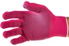 Перчатки Россия нейлон, ПВХ точка, 13 класс, цвет розовая фуксия, L 67826