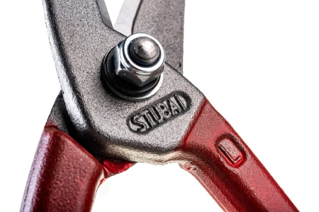 Ножницы кровельщика STUBAI для прямого/кривого реза, левые 250 мм 267601