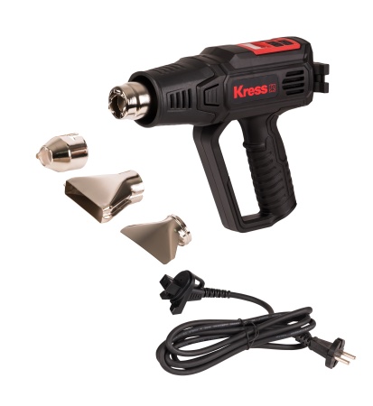 Фен технический KRESS KU043, 2000Вт с цифровым дисплеем, коробка.