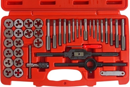 Набор метчиков и плашек, 40 предметов JTC 3432A