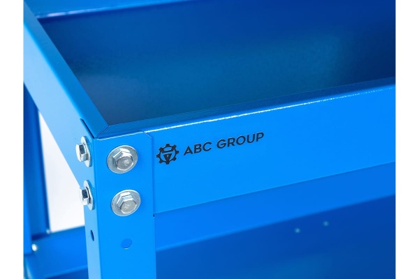 Инструментальная тележка ABC 3 полки 700х350х760 мм ИЛТ-3С