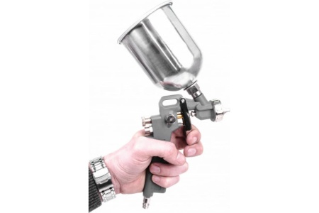 Пневматический краскопульт INTERTOOL HP, форсунка 1.5 мм, бачок 600мл PT-0205