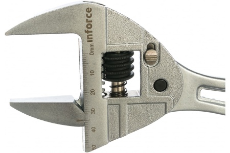 Разводной ключ с трещоткой 200х50 мм Inforce 06-05-87