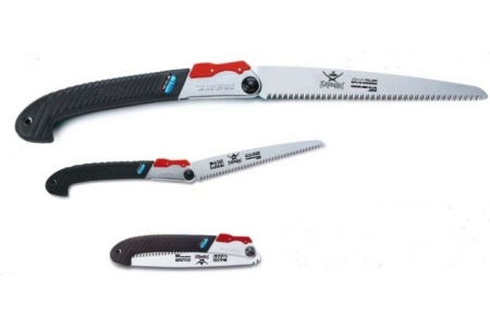 Пила складная, с прямым полотном 2 угла фиксации, в футляре SAMURAI MP-210-MH