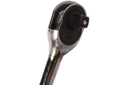 Трещотка с прямой резиновой ручкой 1/2 72-зубцовая ЭВРИКА ER-11272