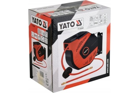 Шланг пневматический на катушке 8 мм, 20 м YATO YT-24244