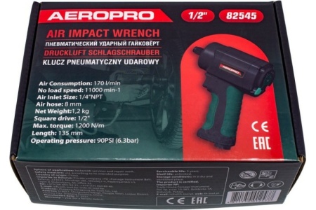 Пневмогайковерт ROCKFORCE RF-82545