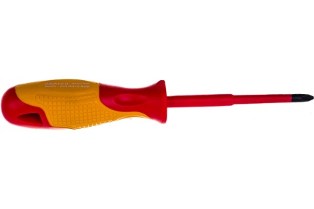Диэлектрическая отвертка PH2х100мм, CrMo, до 1000В GROSS 12948
