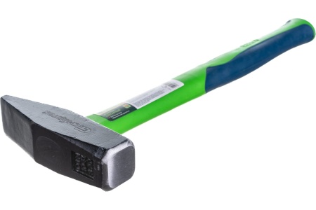 Слесарный молоток СИБРТЕХ 800 г, фибергласовая обрезиненная рукоятка 10327