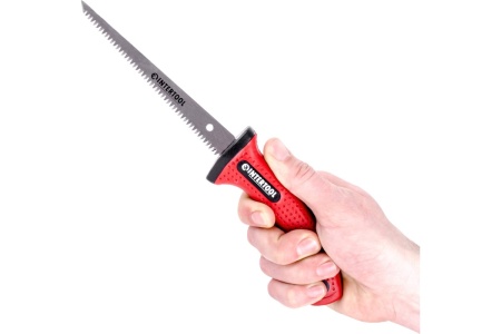 Ножовка для гипсокартонных плит INTERTOOL 150 мм, 7 зубх1 HT-3121