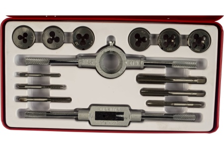 Набор метчиков и плашек М3 - М10, 14 шт. MATRIX MASTER 77345