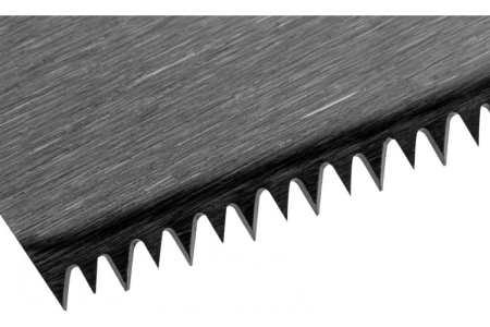 Ножовка по дереву СИБРТЕХ Зубец, 450 мм, 11 TPI, зуб 2D, калёный зуб, 2-х комп. рукоятка 23825