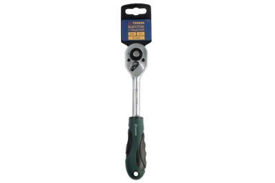 Вороток с трещоткой  ТУНДРА квадрат 3/8", 48 зубов, CrV 1799948