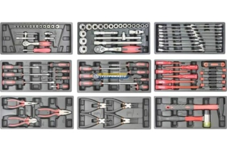 Инструментальная тележка с набором инструмента ТЕМП 101 предмет RC04.2518.E7