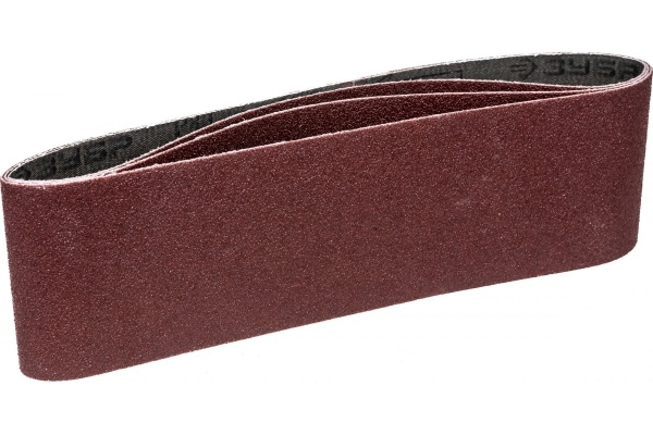 Лента шлифовальная "МАСТЕР" 3 шт. (75х533 мм; P80) для ЛШМ Зубр 35542-080