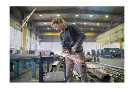 Угловая шлифмашина Bosch GWS 17-125 S с регулировкой оборотов 06017D0300